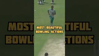 MOST BEAUTIFUL BOWLING ACTIONS cricket shorts [upl. by Innaig51]