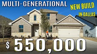 INSIDE A NEW MULTIGENERATIONAL 2 STORY HOME IN THE DALLAS AREA  Next Gen Homes in Dallas TX [upl. by Ainekahs]