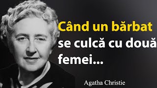 Citate foarte înțelepte de Agatha Christie  Citate Despre Viață [upl. by Accem]