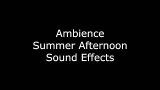 Ambience Summer Afternoon Sound Effects [upl. by Smith]