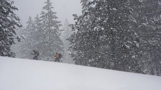 Heres how much it snowed in Tahoe during extreme blizzard [upl. by Sivi715]