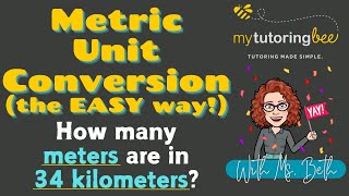 How to do Metric Unit Conversion 6th grade and up [upl. by Toille119]