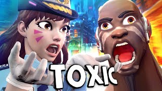 The MOST TOXIC Overwatch Competitive Players [upl. by Aicirtel]