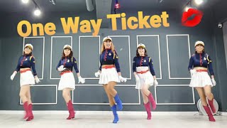 One Way Ticket Linedance Beginner Muse Linedance [upl. by Ramedlav329]