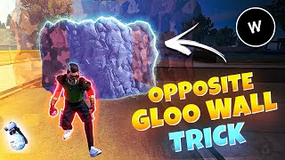 Opposite Gloo Wall Trick  Fast Gloo Wall Trick  Reverse Gloo Wall Trick  Free Fire  FF [upl. by Harcourt430]