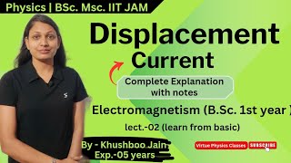 Displacement Current  lect02  electromagnetism physics electromagnetism [upl. by Libbey968]