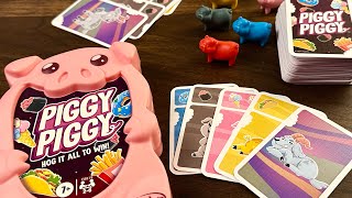 Piggy Piggy Review  a porky twist on rummy [upl. by Aynotel]