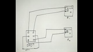 How to do DPDT SwitchRelayMotor wiring connection Easily [upl. by Ialohcin]