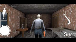 Playing as grandpa granny chapter 1 grandpa with shotgun  granny horror game play grannygame [upl. by Naira488]