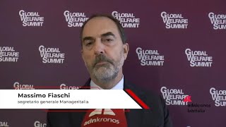 Global Welfare Summit Fiaschi Manageritalia “Questione natalità deve essere condivisa” [upl. by Lamraj669]