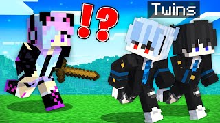 TWINS Speedrunner vs Hunter in Minecraft [upl. by Alhsa]