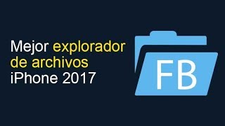 El mejor explorador de archivos para IPHONE 2019 [upl. by Atived]