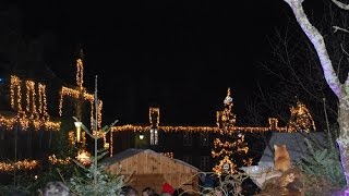 Locronan village illuminé en Finistère [upl. by Idnahc]