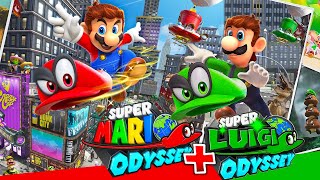 Super Mario Odyssey  Super Luigi Odyssey  Full Game Walkthrough 4K [upl. by Donohue]