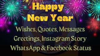 The Best New Year Wishes Quotes MessagesStatus Greetings for Friends Family Relatives [upl. by Haile]