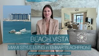 Beach Vista  Emaar Beachfront  2bedroom apartment for sale at the best price on the market [upl. by Enrol]