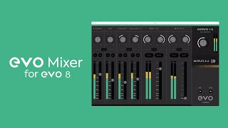 EVO 8 Mixer Overview  Set up low latency headphone mixes [upl. by Caesar]