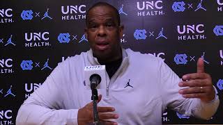 UNC Hubert Davis PostGardnerWebb Press Conference  Inside Carolina Interviews [upl. by Maurizio837]