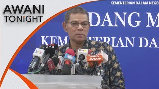 AWANI Tonight Home Minister denies knowledge of addendum on house arrest [upl. by Aidnac]