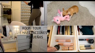 Room Tour Habitaciones pequeñas pero bonitas sin renunciar a nada ideas [upl. by Weld648]