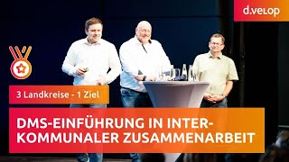 DMSEinführung und elektronische Vorgangsbearbeitung in interkommunaler Zusammenarbeit  dvelop [upl. by Rainger195]