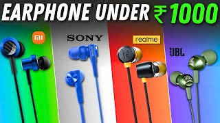 Top 5 Best Wired Earphones Under 1000⚡Best Earphones Under ₹1000 in 2024🔥 [upl. by Amled]