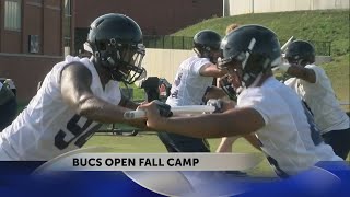 ETSU Football opens 2017 fall camp [upl. by Morrissey]