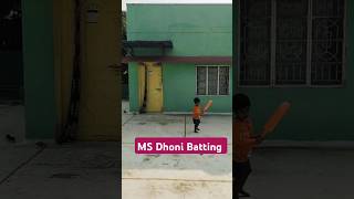 MS Dhoni Batting at Cricket stadium csk india cricket [upl. by Aisek]