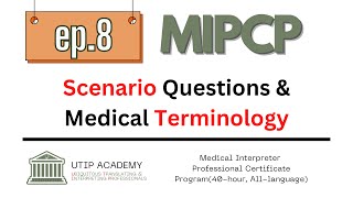 MIPCP ep8 Scenario Questions Medical Terminology [upl. by Ainaj]