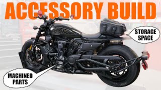 Full Accessory Build on the NEW Harley Sportster S  Wild One Collection Pillion Pad and more [upl. by Aiki]