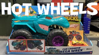 Hot Wheels Monster Trucks Car Chompin MegaWrex [upl. by Elbag]