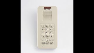 Hotel bathroom telephone wall mounted SOS emergency phone ECG710 [upl. by Nerti]