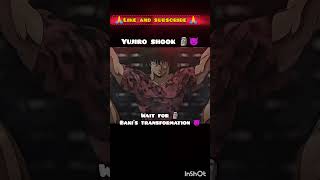 Yujiro shook to see the baki hanma power😈🗿bakivspickle bakihanmaseason2 bakihanma trendingshorts [upl. by Hausmann]