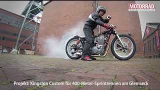 Burnout Motorrad mit Porschemotor [upl. by Rehpotsrhc800]