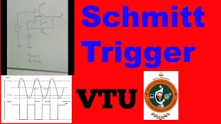 Schmitt trigger Laboratory explanation vtu 3rd semester computer science engineering [upl. by Aicac185]