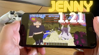 Jenny MOD for Minercraft PE 121 iOS Android [upl. by Schreibe819]