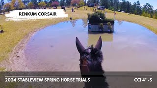 GoPro Renkum Corsair CCI 4 S  2024 StableView Spring Horse Trials [upl. by Ylurt168]