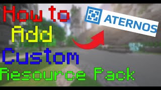 How to add custom resource pack in aternos server [upl. by Hatty476]