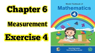 Class 4 math chapter 6 Exercise 4  Measurement National book foundation 2024 ilmi darasgah [upl. by Adas]