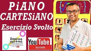 Esercizio svolto sul Piano Cartesiano Simmetria rispetto ad un Punto [upl. by Rubina]