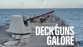 Deck guns galore at Surface Navy conference [upl. by Tikna]