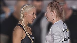 LINKIEWICZ VS LIL MASTI OFICJALNE WAŻENIE I FACE TO FACE FAME MMA 4🔥 [upl. by Lucienne]