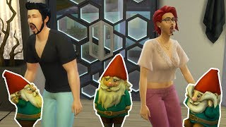 TE GNOMY ICH PRZEŚLADUJĄ  The Sims 4 Dwie Twarze [upl. by Hgielhsa]