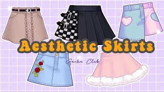 ✨ New Skirts for Gacha Free to use  Custom props 🍓 [upl. by Laohcin268]