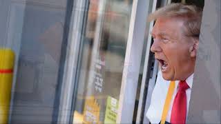 Trump at McDonalds [upl. by Aramahs]