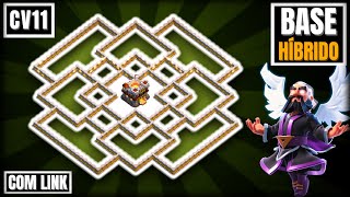 MELHOR LAYOUT CV11 COM LINK 2024  2025  CLASH OF CLANS [upl. by Ennaeilsel]