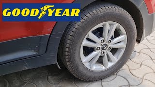 Goodyear Efficient Grip SUV tyre or Goodyear Wrangler🤔  Hyundai Creta upsize tyre 👍 [upl. by Anippesuig]