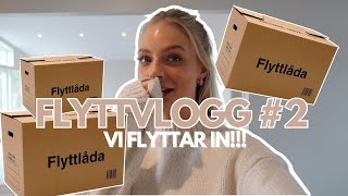 VI FLYTTAR IN  FLYTTVLOGG 2 [upl. by Wanyen258]