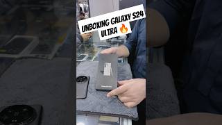 Unboxing Samsung Galaxy S24 Ultra Titanium Grey 🩶🔥 samsung s24ultra viralvideo trending shorts [upl. by Leggat]