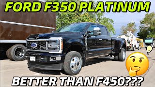 2023 Ford F350 Platinum Heres 3 Reasons Why This Is A Better Buy Over The F450 [upl. by Tammara]